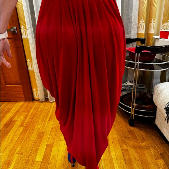 Norma Kamali jersey soft pleats gown L - Picture 3 of 13